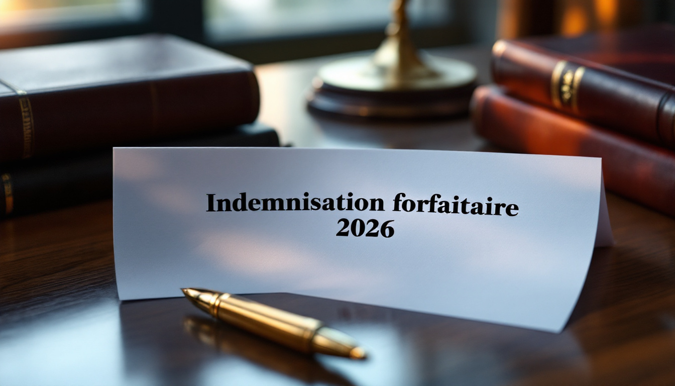 Indemnisation forfaitaire en 2026 : ce que vous devez savoir