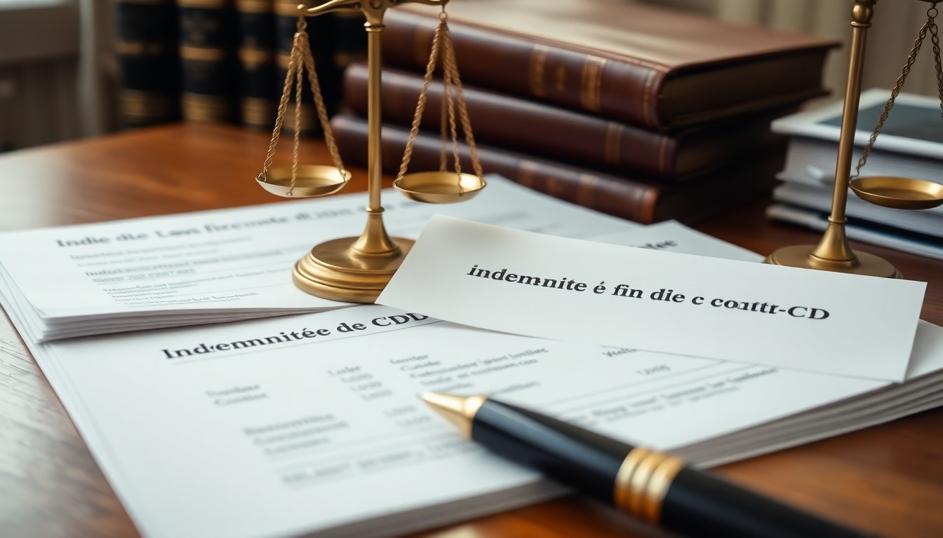 Indemnité fin de contrat cdd calcul aspects juridiques à connaître